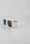 White UV400 Filter Women's Sunglasses G24FT6R03 - 2