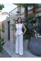 Gold Buttoned Vest Set - 6