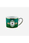 Love Birds Green Porcelain Coffee Cup 90 ml - 5