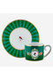 Love Birds Green Porcelain Coffee Cup 90 ml - 4