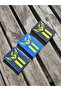 Sports Wallet, Unisex Wallet with Velcro, Zipper, Keychain, Coin Compartment, Fabric Wallet - 4