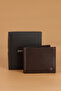 Men's Wallet - 2062 2022 Model Genuine Leather, Card Holder Flotur Brown