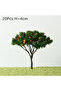 Light Grey 20Pcs Model Trees Train Railroad Micro Landscape Layout Diorama Scale Tree 7cm Decorate B