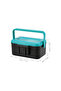 Black and Blue Portable Fishing Lure Box Case Live Lure Bait Hook Earthworm Carrying Case Waist Fish - 6