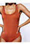 Basic Swimsuit U-Neck Strap Covered - 5