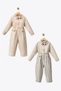 Baby Boy Children's Linen Shirt Muslin Salopet Bow Tie Eid Birthday Special Day Suit - 5