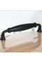 9.6cm- Black-Porcelain Cabinet Drawer Kitchen Bathroom Furniture Handle Handle Kulb Handle Ruby96Mm -Stk0902