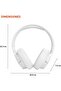 TUNE 770NC Adaptive Noise Cancelling Wireless Over-Ear Headphones (White) - 3