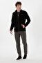 Men's Black Fleece Knitted Cardigan 50290594-Vr046 - 4