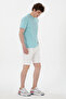 Men's Ecru Knitted Shorts 50298062 -Vr019