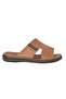 25Y Trv Tan Men's Genuine Leather Daily Slippers - 2