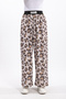 Hatunatila Leopard Printed Thin Woven Knitwear Skirt Pants - 3
