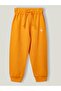 Elastic Waist Printed Cotton Girls' Sweatpants Bnt-G0165 B
