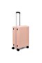 Celestra 66.5cm Hardcase Expandable 4 Double Wheel Check-In Luggage Trolley Pink - 5