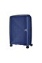 UltraLite Hardside Large Expandable 76cm Check-In Luggage Trolley Blue - 4