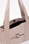 Cream U45 Snap Closure The Tote Bag Embroidered Canvas Fabric Daily Women's Shoulder Bag 25x30 - 6