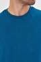 Men's Cotton Crew Neck Oversize T-Shirt Blue 5015-m - 8