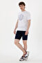 Men's Regular Fit Crew Neck White T-Shirt 50300382-Vr013 - 4
