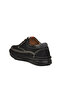 Black Nubuck Genuine Leather Men's Casual Shoes 2627 m - 4