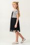 Bolero Detailed Tulle Girl's Dress - 2