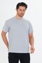 Men's Cotton Crew Neck Oversize T-Shirt Gray 5015-g