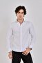 Slim Fit White Shirt Suitable for Special Occasions and Daily Use, Cotton Italian Collar, Lightweight, Flexible and Comfortable - 4