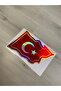 Wavy Turkish Flag Hologram Sticker Large Sticker Paste Car Lorry Truck Stuffed 32cm - 2