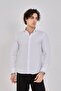 Slim Fit White Shirt Suitable for Special Occasions and Daily Use, Cotton Italian Collar, Lightweight, Flexible and Comfortable - 5