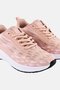 Women Lace Up Training Shoes, Pink - 3