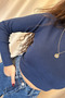 Acrylic Fabric Premium Quality Crop Knitwear - 4