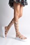 Samantha Ankle Strap Orthopedic Sole Women's Slippers - White