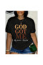 Inspirational Letter Print T-Shirt - Soft Crew Neck Short Sleeve Top for Women - 2