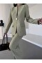 Gold Button Detailed Suit Full Fit - 5