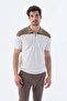 Mink Slim Fit Zippered Polo Neck T-Shirt - 2