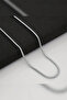 Italian Snake Snake Model Silver Men's Non-Tarnish Steel Necklace - 3