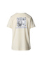 W S/S Box Nse Taılgrıd Infıll Relaxed Te Women's Beige Tshirt Nf0A8C4W9731 - 5