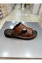 Natural Men's Genuine Leather Slippers - 2
