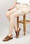 Women / Girls Tan Antique Short Thick Heeled Genuine Leather Sandals - 2