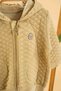 Baby Kids Khaki Hooded Cotton Comfortable Cardigan Coat Trend Fashion Cardigan Coat - 3