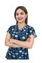 Unisex Navy Blue Cat Doctor Nurse Hospital Top Jersey Greys - 6