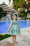 Girl's Special Occasion Evening Dress - Ruffled, Special Design - Evening Dress with Crown Accessories_2461