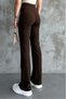 Women's Black High Waist Shaping / Sculpting Flared Leg Palazzo Pants - 7