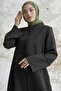 Ivory Piping Pattern Anthracite Ferace - 2