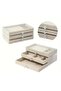 Transparent Jewelry Box with 3 Drawers Compartments | Jewelry Storage Box 13X23X10 cm - 2