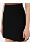 Black Slim Fit Woven Skirt 50314082 -Vr046 - 5