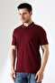 Men's Polo Neck Solid Color Cotton Knitwear Short Sleeve T-Shirt - 4