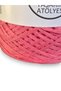 Thread for Hand Knitting Multi-Layer Mercerized Cotton Colored Pink (200 Gr.) - 3