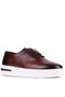 - Brown Leather Laced Men's Casual Shoes 610-1005 - 5