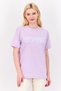 Women Crew Neck Short Sleeve Brand Logo T-Shirt, Lilac