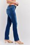 Women Straight FIt Washed Stretchable Jeans, Blue - 2